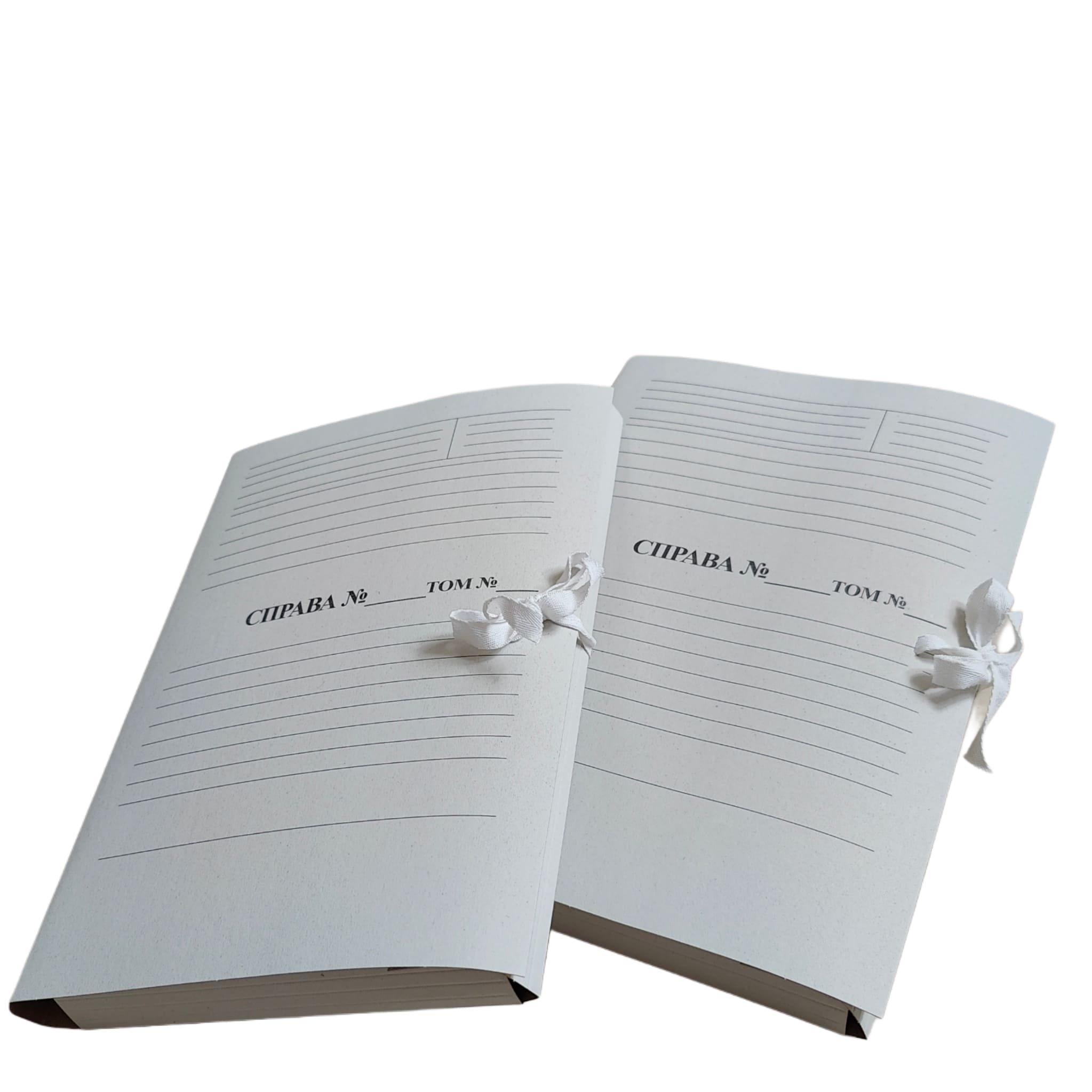 Архівна папка 215х310мм з титульною сторінкою "Справа Том" на зав'язках, корінець 0,5-2,8 см (25шт) ЮТЕК